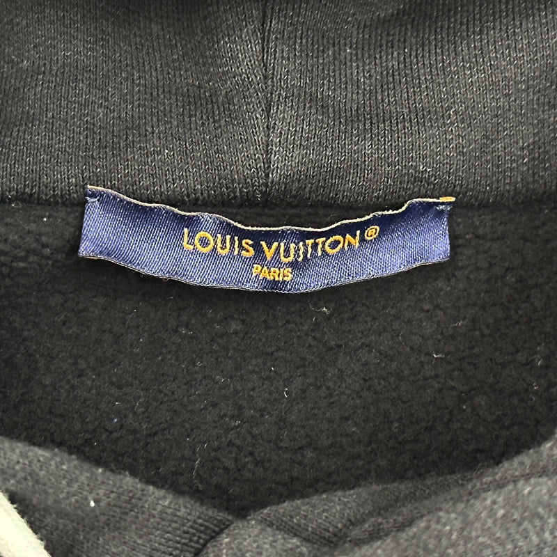 LOUIS VUITTON ルイ・ヴィトン フーディ パーカー シグネチャー ブラック CA36929 コットン メンズ 【中古】