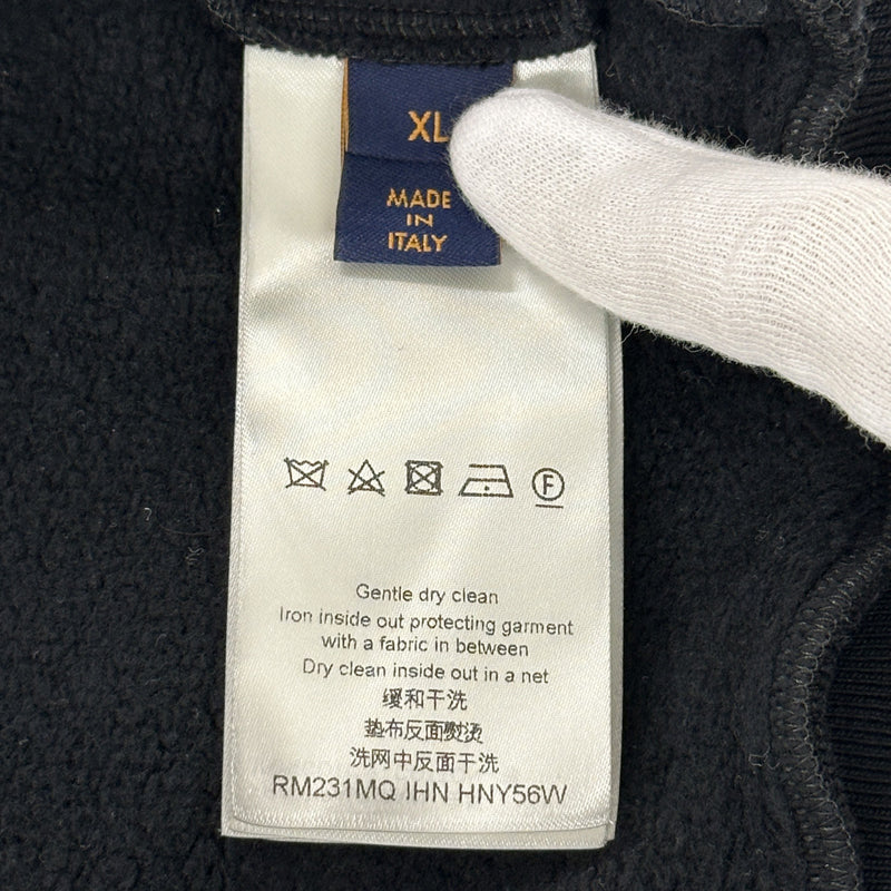 LOUIS VUITTON ルイ・ヴィトン フーディ パーカー シグネチャー ブラック CA36929 コットン メンズ 【中古】