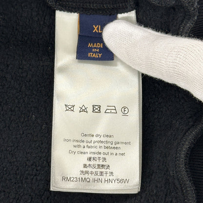 LOUIS VUITTON ルイ・ヴィトン フーディ パーカー シグネチャー ブラック CA36929 コットン メンズ 【中古】