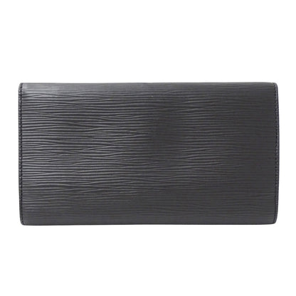 LOUIS VUITTON ルイ・ヴィトン ポルトトレゾール・インターナショナル 長財布 エピ ノワール M63382 エピレザー メンズ 【中古】