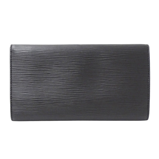 LOUIS VUITTON ルイ・ヴィトン ポルトトレゾール・インターナショナル 長財布 エピ ノワール M63382 エピレザー メンズ 【中古】