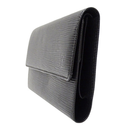LOUIS VUITTON ルイ・ヴィトン ポルトトレゾール・インターナショナル 長財布 エピ ノワール M63382 エピレザー メンズ 【中古】