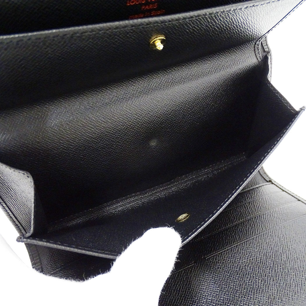 LOUIS VUITTON ルイ・ヴィトン ポルトトレゾール・インターナショナル 長財布 エピ ノワール M63382 エピレザー メンズ 【中古】