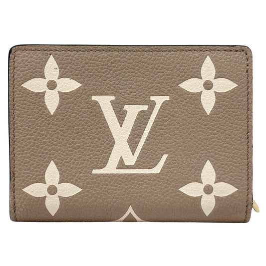 LOUIS VUITTON ルイ・ヴィトン ポルトフォイユ クレア 二つ折り財布 モノグラム バイカラー アンプラント トゥルトレール M82370 モノグラムアンプラント レディース 【中古】