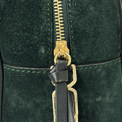 JIMMY CHOO ジミーチュウ ハンドバッグ グリーン スエード レディース 【中古】