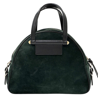 JIMMY CHOO ジミーチュウ ハンドバッグ グリーン スエード レディース 【中古】