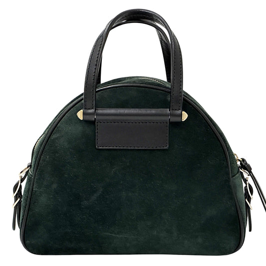 JIMMY CHOO ジミーチュウ ハンドバッグ グリーン スエード レディース 【中古】