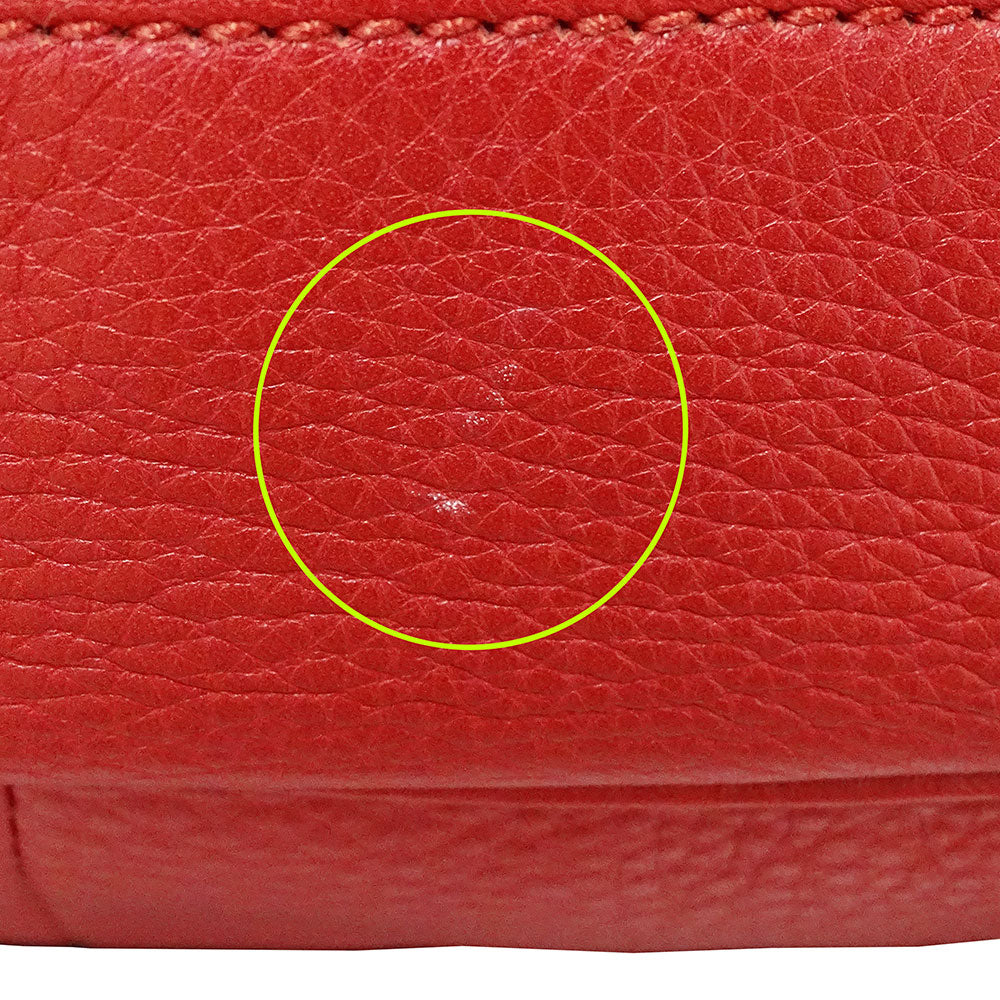 GUCCI グッチ 2wayバッグ バンブー レッド 282315 レザー レディース 【中古】