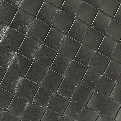 BOTTEGAVENETA ボッテガ・ヴェネタ クラッチ・セカンドバッグ ミディアムイントレチャート ブラック レザー メンズ 【中古】
