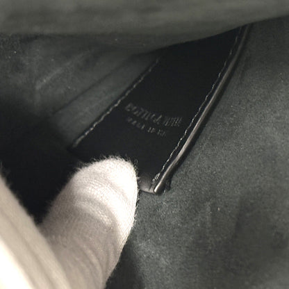 BOTTEGAVENETA ボッテガ・ヴェネタ クラッチ・セカンドバッグ ミディアムイントレチャート ブラック レザー メンズ 【中古】