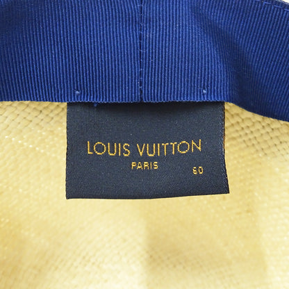 LOUIS VUITTON ルイ・ヴィトン シャポー・サマータイム ハット モノグラム ウォーターカラー ベージュ ブルー M76762 レディース 【中古】