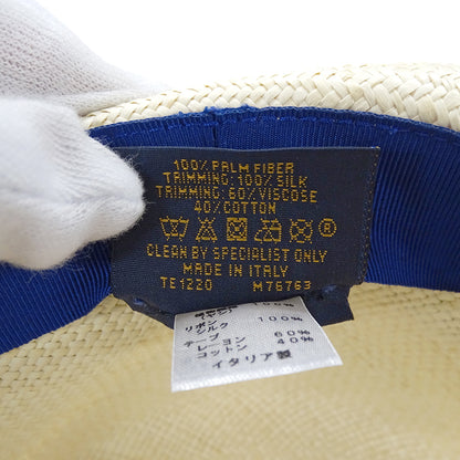 LOUIS VUITTON ルイ・ヴィトン シャポー・サマータイム ハット モノグラム ウォーターカラー ベージュ ブルー M76762 レディース 【中古】