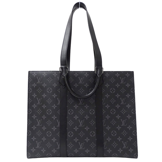 LOUIS VUITTON ルイ・ヴィトン サックプラ 24H トートバッグ モノグラム エクリプス モノグラムエクリプス M47059 モノグラムエクリプス メンズ 【中古】