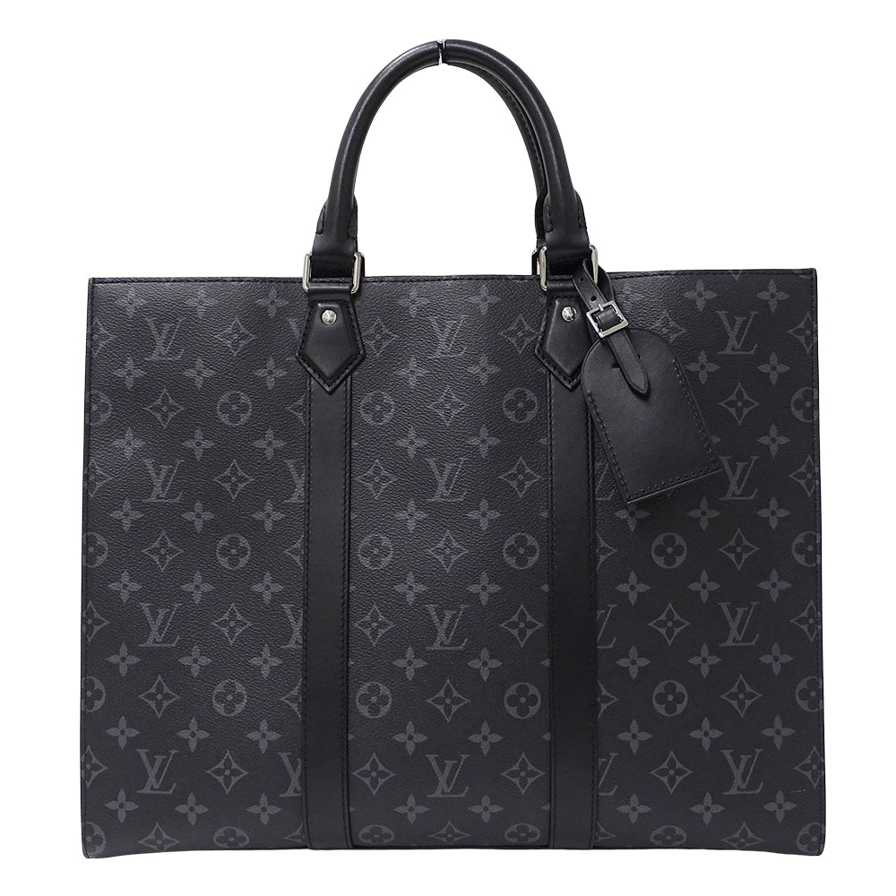LOUIS VUITTON ルイ・ヴィトン サックプラ 24H トートバッグ モノグラム エクリプス モノグラムエクリプス M47059 モノグラムエクリプス メンズ 【中古】