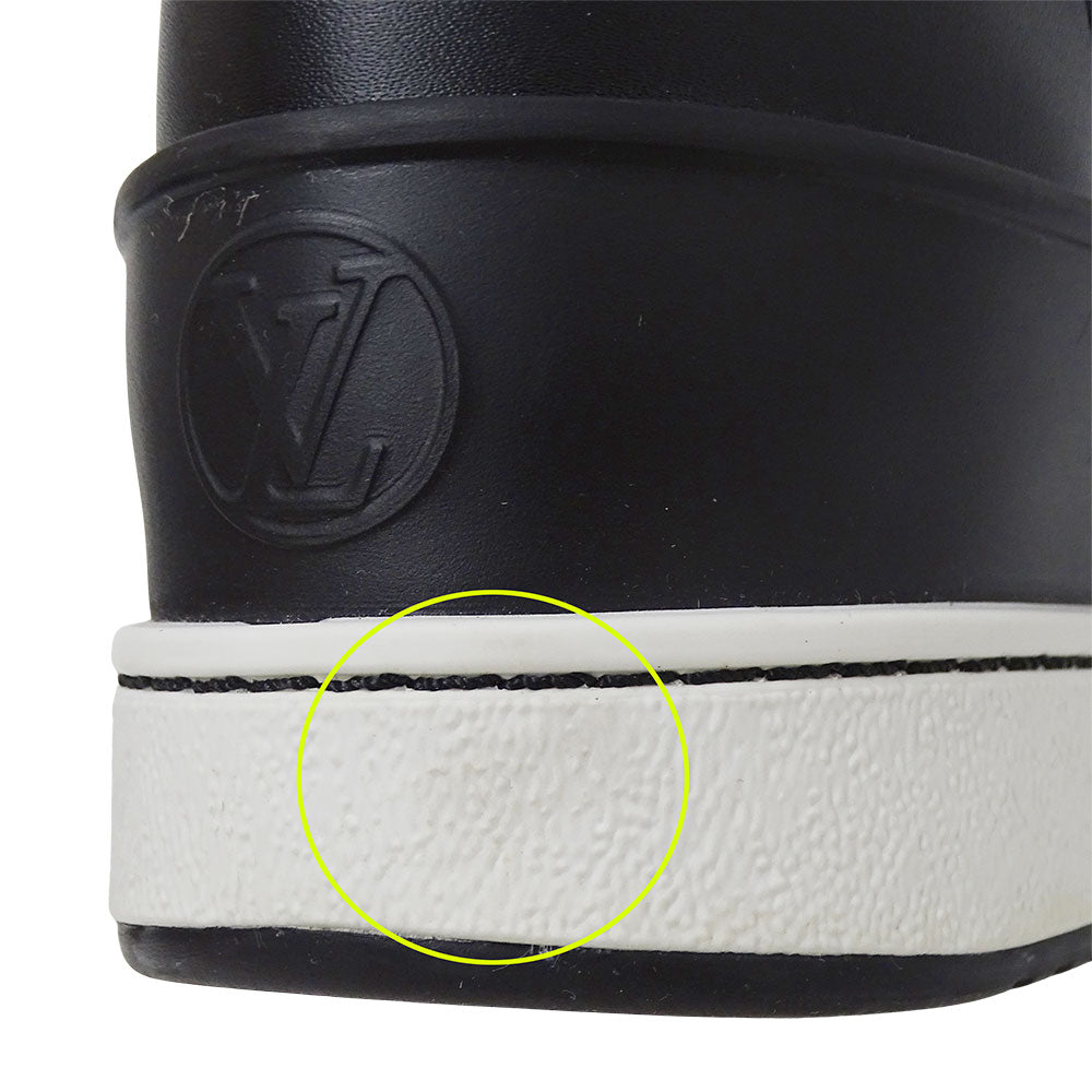 LOUIS VUITTON ルイ・ヴィトン ポーラー・ラインショートブーツ ブーツ ブラック 1A9R17 ナイロン レディース 【中古】