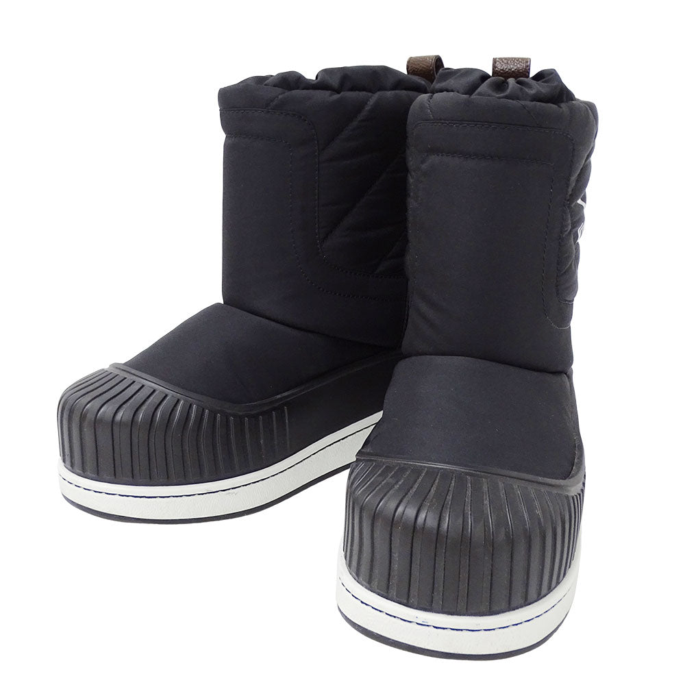 LOUIS VUITTON ルイ・ヴィトン ポーラー・ラインショートブーツ ブーツ ブラック 1A9R17 ナイロン レディース 【中古】