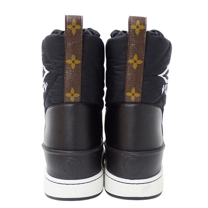 LOUIS VUITTON ルイ・ヴィトン ポーラー・ラインショートブーツ ブーツ ブラック 1A9R17 ナイロン レディース 【中古】