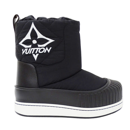 LOUIS VUITTON ルイ・ヴィトン ポーラー・ラインショートブーツ ブーツ ブラック 1A9R17 ナイロン レディース 【中古】