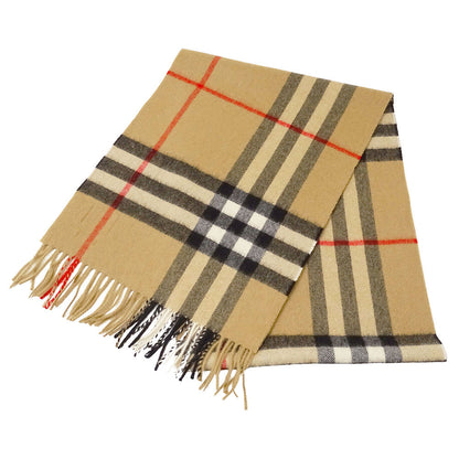 BURBERRY バーバリー マフラー・ストール ベージュ カシミヤ レディース メンズ 【中古】