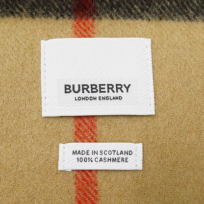 BURBERRY バーバリー マフラー・ストール ベージュ カシミヤ レディース メンズ 【中古】
