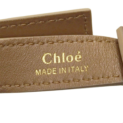 Chloe クロエ 2wayバッグ マーシー アイボリー ブラウン レザー レディース 【中古】