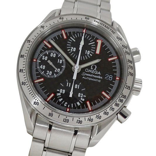 OMEGA オメガ スピードマスター レーシング 3519.50 メンズ 腕時計 ミハエル シューマッハ 11111本限定 自動巻き AT ステンレス SS ブラック 磨き済み 【中古】