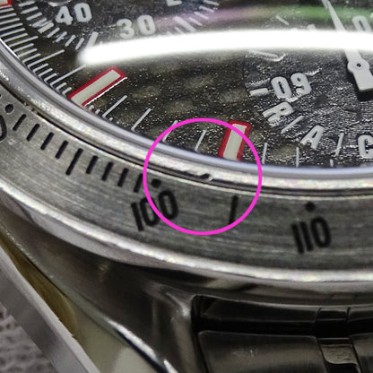 OMEGA オメガ スピードマスター レーシング 3519.50 メンズ 腕時計 ミハエル シューマッハ 11111本限定 自動巻き AT ステンレス SS ブラック 磨き済み 【中古】