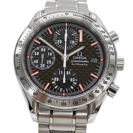 OMEGA オメガ スピードマスター レーシング 3519.50 メンズ 腕時計 ミハエル シューマッハ 11111本限定 自動巻き AT ステンレス SS ブラック 磨き済み 【中古】