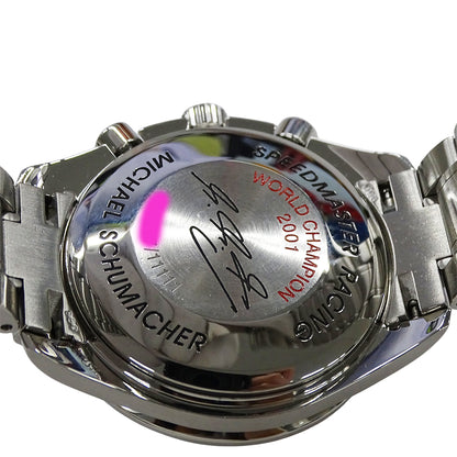 OMEGA オメガ スピードマスター レーシング 3519.50 メンズ 腕時計 ミハエル シューマッハ 11111本限定 自動巻き AT ステンレス SS ブラック 磨き済み 【中古】