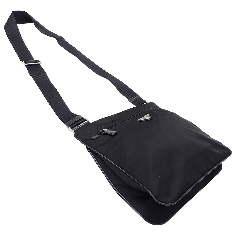 PRADA プラダ ショルダーバッグ ブラック VA0563 ナイロン レディース 【中古】