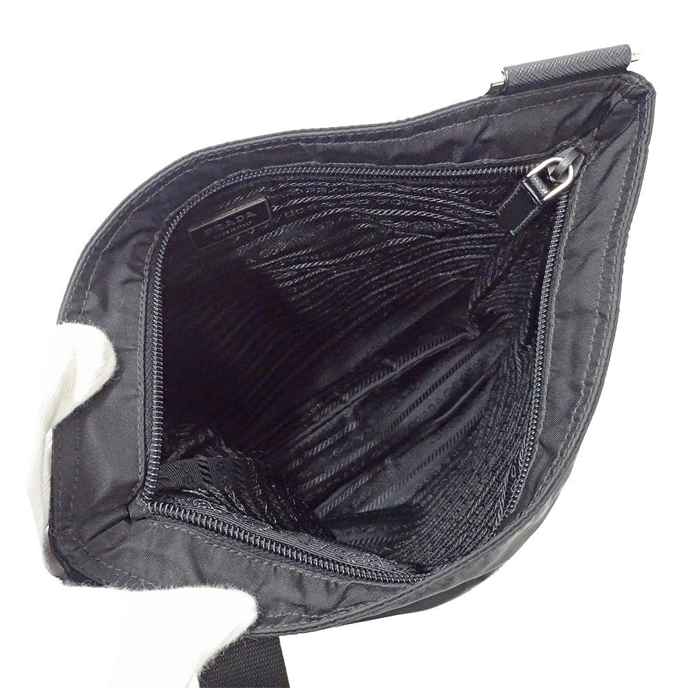 PRADA プラダ ショルダーバッグ ブラック VA0563 ナイロン レディース 【中古】