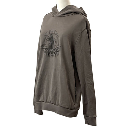 MONCLER モンクレール パーカー ブラウン J10918G00038 コットン メンズ 【中古】