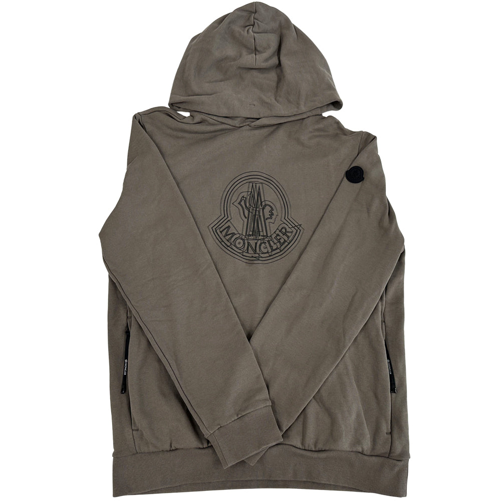 MONCLER モンクレール パーカー ブラウン J10918G00038 コットン メンズ 【中古】