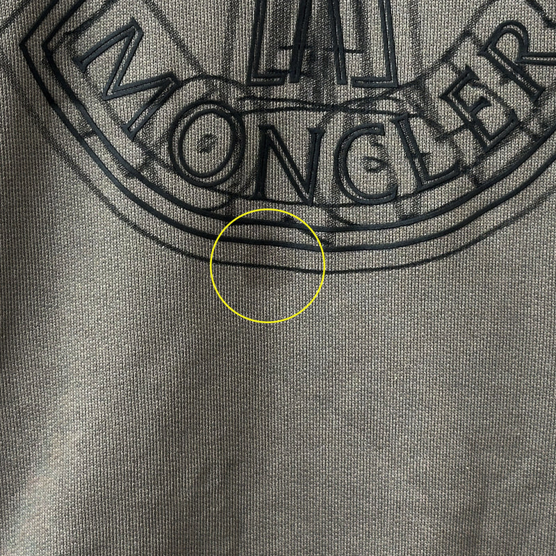 MONCLER モンクレール パーカー ブラウン J10918G00038 コットン メンズ 【中古】