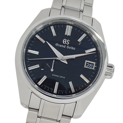 GRAND SEIKO グランドセイコー GS ヘリテージ 9R65-0CV0 SBGA375 メンズ 腕時計 スプリングドライブ パワーリザーブ デイト 自動巻き AT ステンレス SS 磨き済み 【中古】
