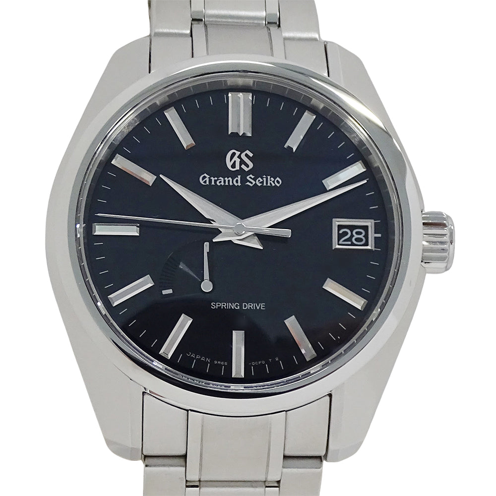 GRAND SEIKO グランドセイコー GS ヘリテージ 9R65-0CV0 SBGA375 メンズ 腕時計 スプリングドライブ パワーリザーブ デイト 自動巻き AT ステンレス SS 磨き済み 【中古】