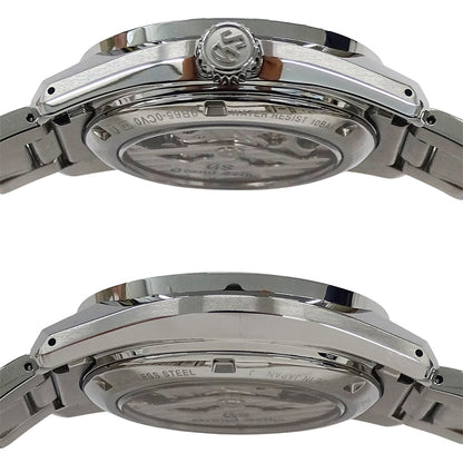 GRAND SEIKO グランドセイコー GS ヘリテージ 9R65-0CV0 SBGA375 メンズ 腕時計 スプリングドライブ パワーリザーブ デイト 自動巻き AT ステンレス SS 磨き済み 【中古】