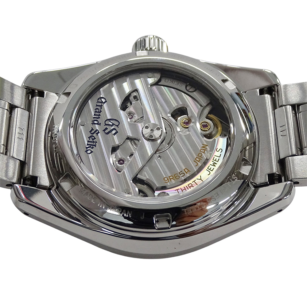GRAND SEIKO グランドセイコー GS ヘリテージ 9R65-0CV0 SBGA375 メンズ 腕時計 スプリングドライブ パワーリザーブ デイト 自動巻き AT ステンレス SS 磨き済み 【中古】
