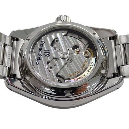 GRAND SEIKO グランドセイコー GS ヘリテージ 9R65-0CV0 SBGA375 メンズ 腕時計 スプリングドライブ パワーリザーブ デイト 自動巻き AT ステンレス SS 磨き済み 【中古】