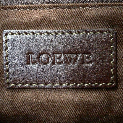 LOEWE ロエベ ショルダーバッグ ポケッツ ダークブラウン PVC レディース 【中古】