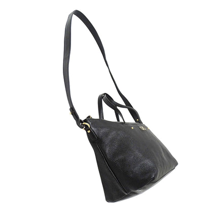 Ferragamo フェラガモ 2wayバッグ ダブルガンチーニ ブラック レザー レディース 【中古】