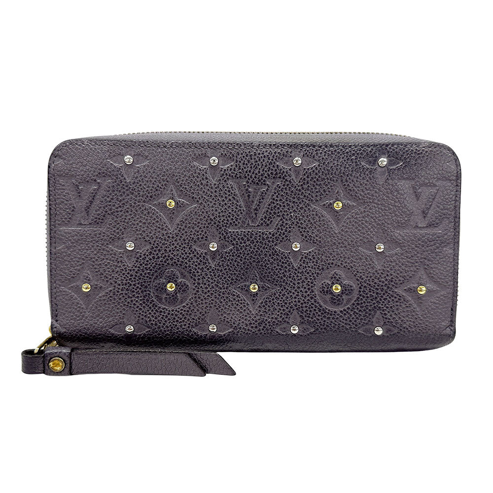 LOUIS VUITTON ルイ・ヴィトン ジッピーウォレット 長財布 アンプラント グリシルバー M62209 モノグラムアンプラント レディース 【中古】