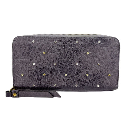 LOUIS VUITTON ルイ・ヴィトン ジッピーウォレット 長財布 アンプラント グリシルバー M62209 モノグラムアンプラント レディース 【中古】