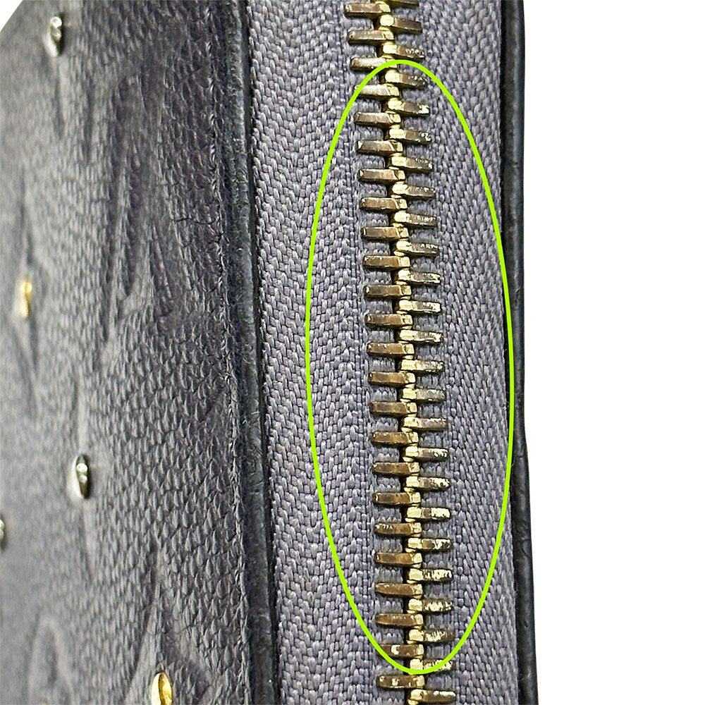 LOUIS VUITTON ルイ・ヴィトン ジッピーウォレット 長財布 アンプラント グリシルバー M62209 モノグラムアンプラント レディース 【中古】