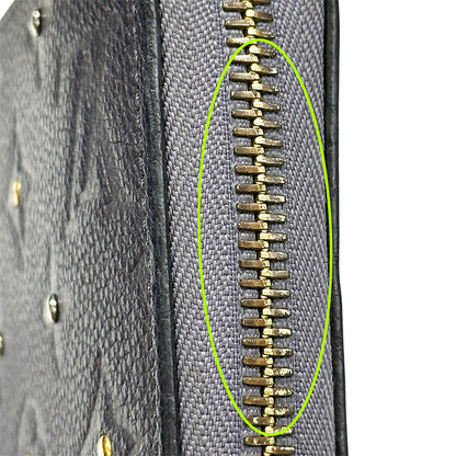 LOUIS VUITTON ルイ・ヴィトン ジッピーウォレット 長財布 アンプラント グリシルバー M62209 モノグラムアンプラント レディース 【中古】