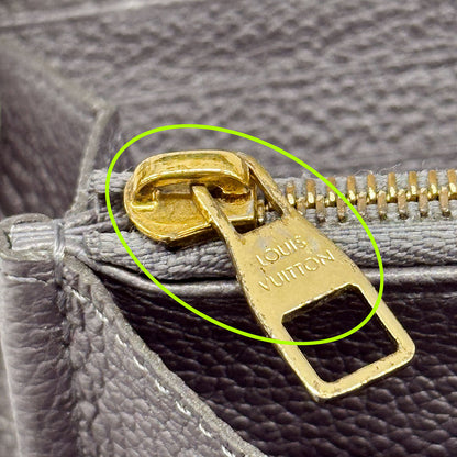 LOUIS VUITTON ルイ・ヴィトン ジッピーウォレット 長財布 アンプラント グリシルバー M62209 モノグラムアンプラント レディース 【中古】