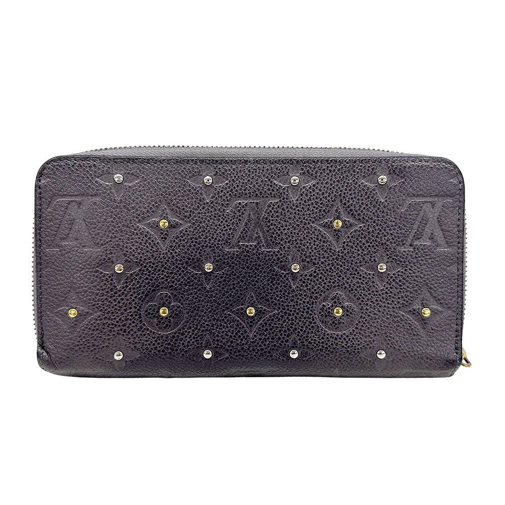 LOUIS VUITTON ルイ・ヴィトン ジッピーウォレット 長財布 アンプラント グリシルバー M62209 モノグラムアンプラント レディース 【中古】