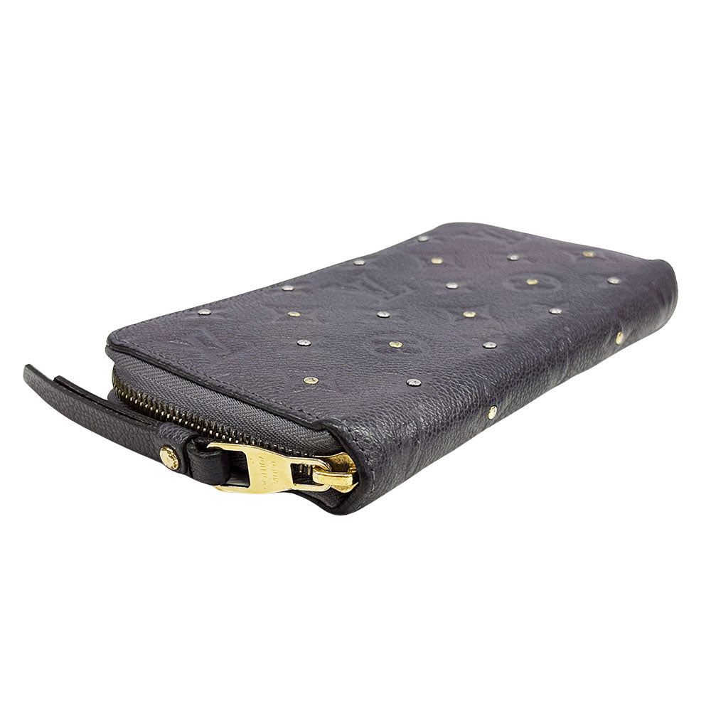 LOUIS VUITTON ルイ・ヴィトン ジッピーウォレット 長財布 アンプラント グリシルバー M62209 モノグラムアンプラント レディース 【中古】