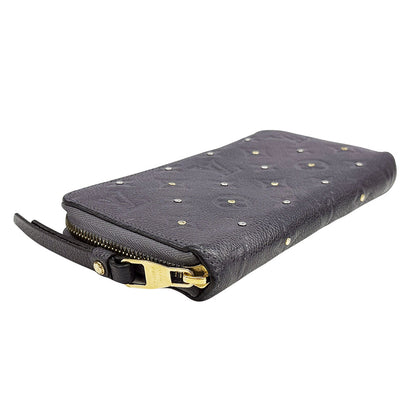 LOUIS VUITTON ルイ・ヴィトン ジッピーウォレット 長財布 アンプラント グリシルバー M62209 モノグラムアンプラント レディース 【中古】