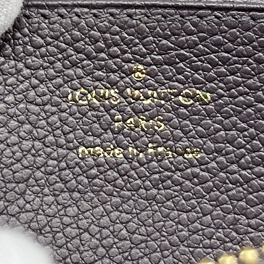 LOUIS VUITTON ルイ・ヴィトン ジッピーウォレット 長財布 アンプラント グリシルバー M62209 モノグラムアンプラント レディース 【中古】